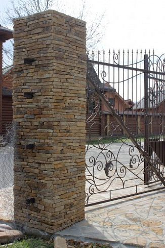 Kamenclub.ru: Песчаник (хворост) art PSG-5-06  купить в Новокузнецке    1 900 руб/кв.м   фото КАМЕНЬ КЛУБ