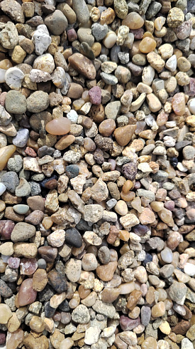 Kamenclub.ru: Галька окат (серо-желтая) фр.5-10 мм. купить  в Новокузнецке галька речная рыжий, желтый, рыжий, серо-желтый речная окатанная галька декоративная 5000 руб/т   фото КАМЕНЬ КЛУБ