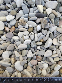 Галька черноморская фр. 10-20 мм.  купить в Новокузнецке фото Камень Клуб