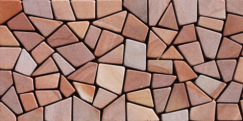 Kamenclub.ru: Песчаник брусчатка (Готика) art PSK-L-01  купить в Новокузнецке    2600 руб/кв.м    фото КАМЕНЬ КЛУБ