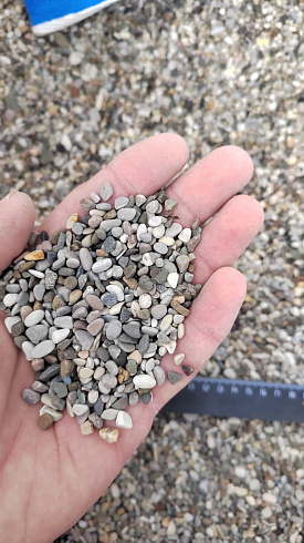 фото Галька черноморская фр. 3-5 мм. купить в Новокузнецке  в интернет-портале КАМЕНЬ КЛУБ