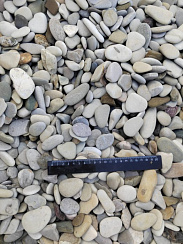 Галька черноморская фр. 20-40 мм.  купить в Новокузнецке фото Камень Клуб