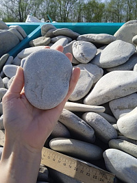 Галька черноморская фр. 100-150 мм.  купить в Новокузнецке фото Камень Клуб