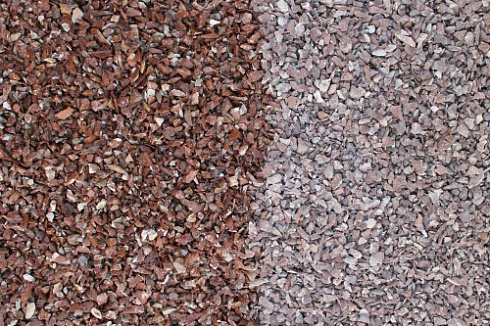 Kamenclub.ru: Мраморная крошка (щебень крошка розовый) фр. 5-10 мм.  купить в Новокузнецке мрамор розовый, красный щебень колотый ландшафтный декоративный  11000 руб/т   фото КАМЕНЬ КЛУБ