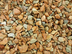 Kamenclub.ru: Щебень крошка желтый (ЗЛАТОЛИТ) фр. 3-5 мм.  купить в Новокузнецке златолит золотистый, бежевый, желтый мрамор 12 000 руб/т   фото КАМЕНЬ КЛУБ