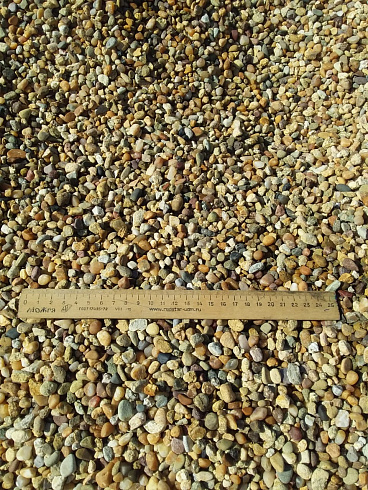 Kamenclub.ru: Галька окат (серо-желтая) фр.5-10 мм. купить  в Новокузнецке галька речная рыжий, желтый, рыжий, серо-желтый речная окатанная галька декоративная 5000 руб/т   фото КАМЕНЬ КЛУБ