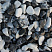 Kamenclub.ru: Мраморная крошка (щебень галтованный микс:зеленый-черный) фр.10-20 мм.  купить в Новокузнецке мрамор зеленый, черный декоративные ландшафтные окатанные округлые камни щебня 14500 руб/т   фото КАМЕНЬ КЛУБ