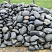 Kamenclub.ru: Темно-серый валунчик фр.100-300 мм.  купить в Новокузнецке крупный природный камень серый, темно-серый, светло-серый речная галька большого размера окатанная 4500 руб/т   фото КАМЕНЬ КЛУБ