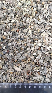 Галька черноморская фр. 3-5 мм.  купить в Новокузнецке фото Камень Клуб
