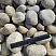 Kamenclub.ru: Галька речная окат (серо-белая) фр. 70-120 мм купить  в Новокузнецке галька галечник бело-серая, серо-белая, серая, белая речная природная галька  8000 руб/т   фото КАМЕНЬ КЛУБ