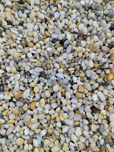 фото Галька крымская жемчужная фр. 3-5 мм. купить в Новокузнецке  в интернет-портале КАМЕНЬ КЛУБ