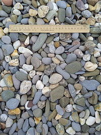 Галька крымская прибрежная фр. 20-40 мм.  купить в Новокузнецке фото Камень Клуб