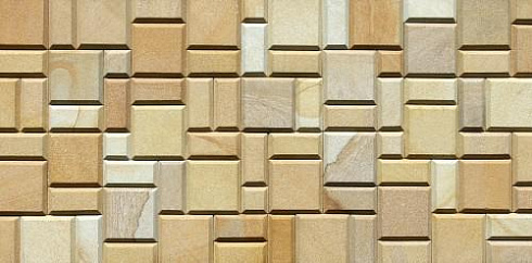 Kamenclub.ru: Песчаник (Римская кладка) art PSG-L-02  купить в Новокузнецке    3750 руб/кв.м   фото КАМЕНЬ КЛУБ