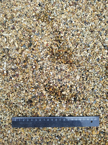 Галька речная окат (рыжая) фр.3-5 мм купить в Новокузнецке 