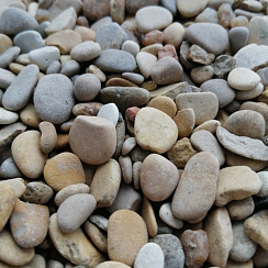 Галька каспийская фр. 3-10 мм.  купить в Новокузнецке фото Камень Клуб