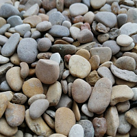 Галька каспийская фр. 3-10 мм.  купить в Новокузнецке фото Камень Клуб