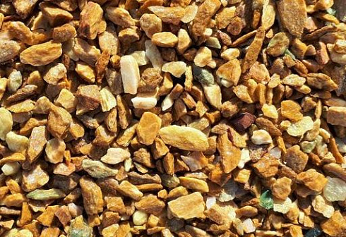 Kamenclub.ru: Щебень крошка желтый (ЗЛАТОЛИТ) фр. 20-40 мм.  купить в Новокузнецке златолит бежевый, золотистый, желтый декоративная каменная крошка 10800 руб/т   фото КАМЕНЬ КЛУБ