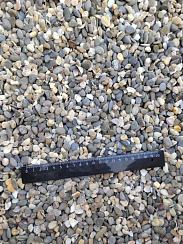 Галька крымская прибрежная фр. 5-10 мм.  купить в Новокузнецке фото Камень Клуб