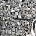 Kamenclub.ru: Щебень галтованный черный (мрамор) фр.40-70 мм.  купить в Новокузнецке мрамор черный с белыми прожилками, черный, белый щебень галтованный округлый 13500 руб/т   фото КАМЕНЬ КЛУБ
