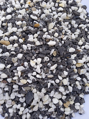 Kamenclub.ru: Мраморная крошка (щебень крошка микс: белый-зеленый-розовый) фр. 5-10 мм  купить в Новокузнецке мрамор белый, зеленый, розовый, разноцветный, молочный декоративная ландшафтная мраморная крошка 9500 руб/т   фото КАМЕНЬ КЛУБ