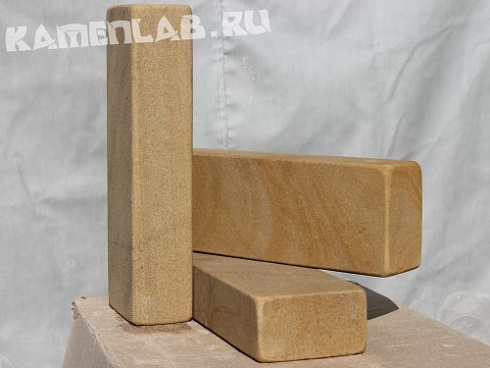 Kamenclub.ru: Бордюр садовый (песчаник) art PSG-B-01  купить в Новокузнецке    500 руб за 1 мп   фото КАМЕНЬ КЛУБ