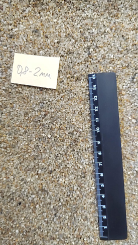 Кварцевый песок для площадок фр. 0,8 - 2 мм.  купить в Новокузнецке фото Камень Клуб