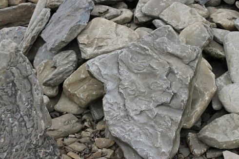 Kamenclub.ru: Песчаник декоративный ландшафтный (фр. 300-500 мм)  купить в Новокузнецке песчаник желтый рыжий серый зеленый валун речной окатанный природный песчаника 4 500 руб/т   фото КАМЕНЬ КЛУБ